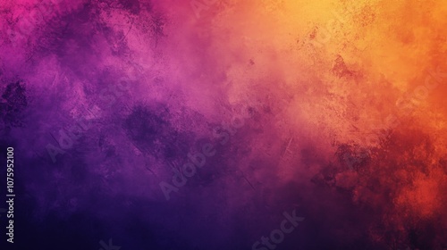 Dark Orange Brown Purple Abstract Texture Gradient Vintage Elegant Background for Halloween, Thanksgiving, and Autumn Designs with Generative AI