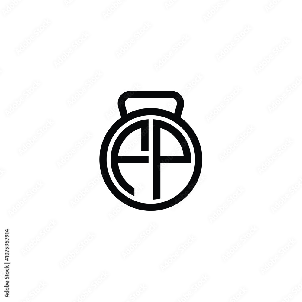 FP monogram logo design letter text name symbol monochrome logotype alphabet character simple logo FP monogram logo design letter text name symbol monochrome logotype alphabet character simple logo