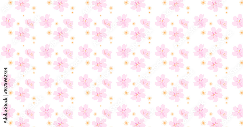 seamless pattern with geometric flower seamless pattern with geometric flower