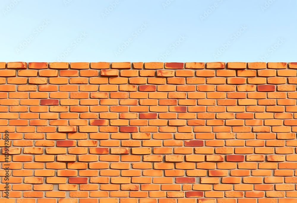 Obraz premium orange brick wall