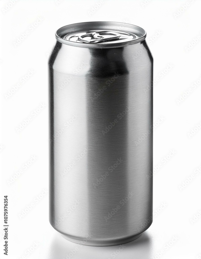 Tin can mock up, aluminum can and blank copy space can isolated on white background Tin can mock up, aluminum can and blank copy space can isolated on white background