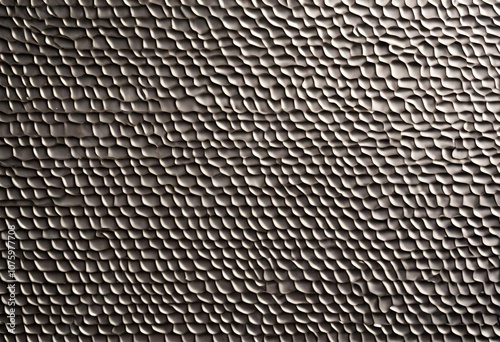 Uneven metal sheet featuring intricate details, adding depth and texture, ideal for artistic or industrial use.

