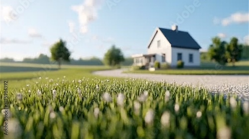 Wallpaper Mural Peaceful Countryside Scene with Winding Dirt Road Torontodigital.ca