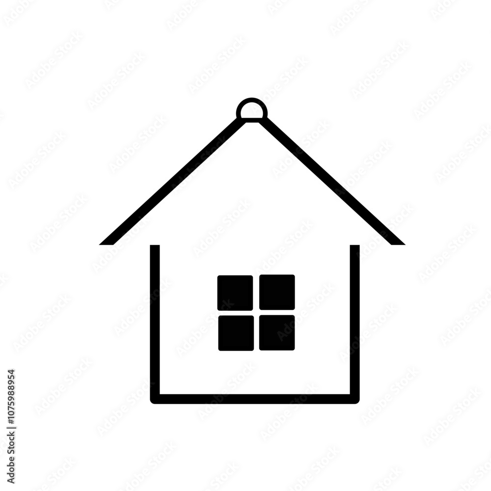 house icon isolated on white background house icon isolated on white background
