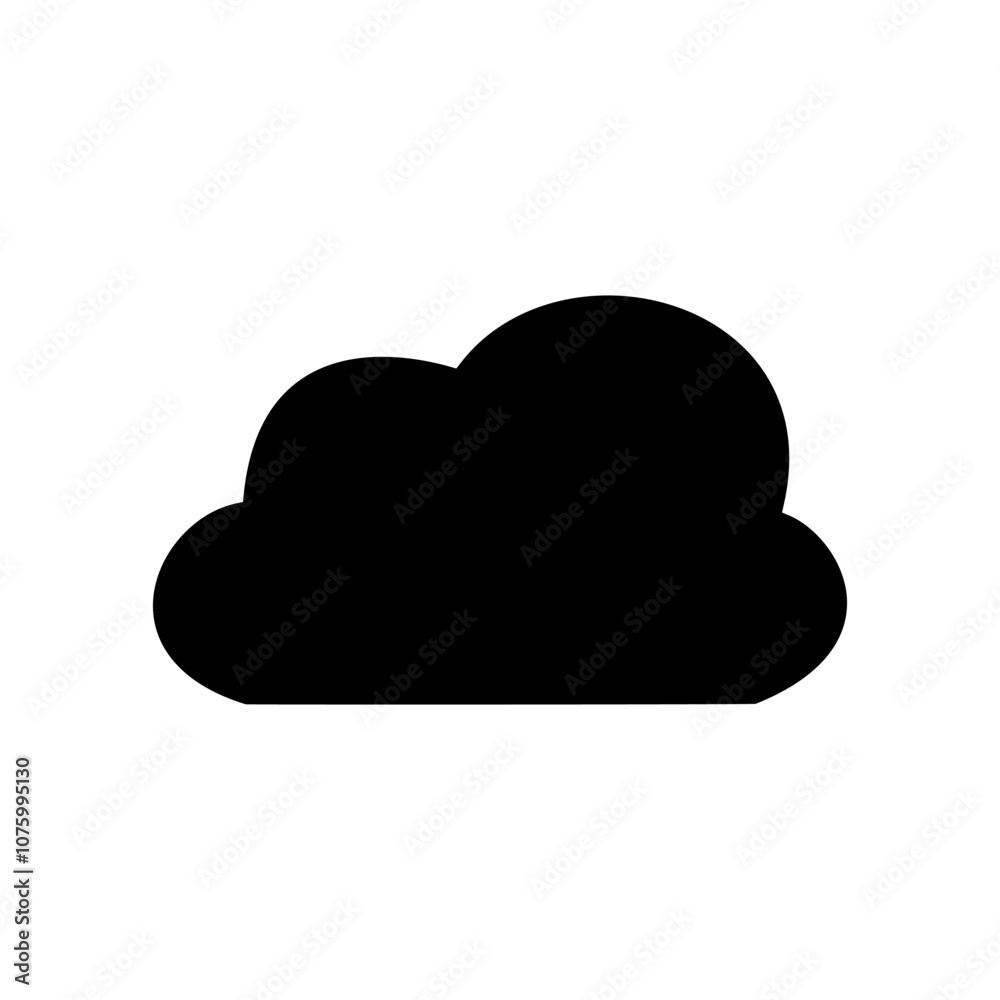 Cloud weather icon signage logo template design trendy. Cloud weather icon signage logo template design trendy.