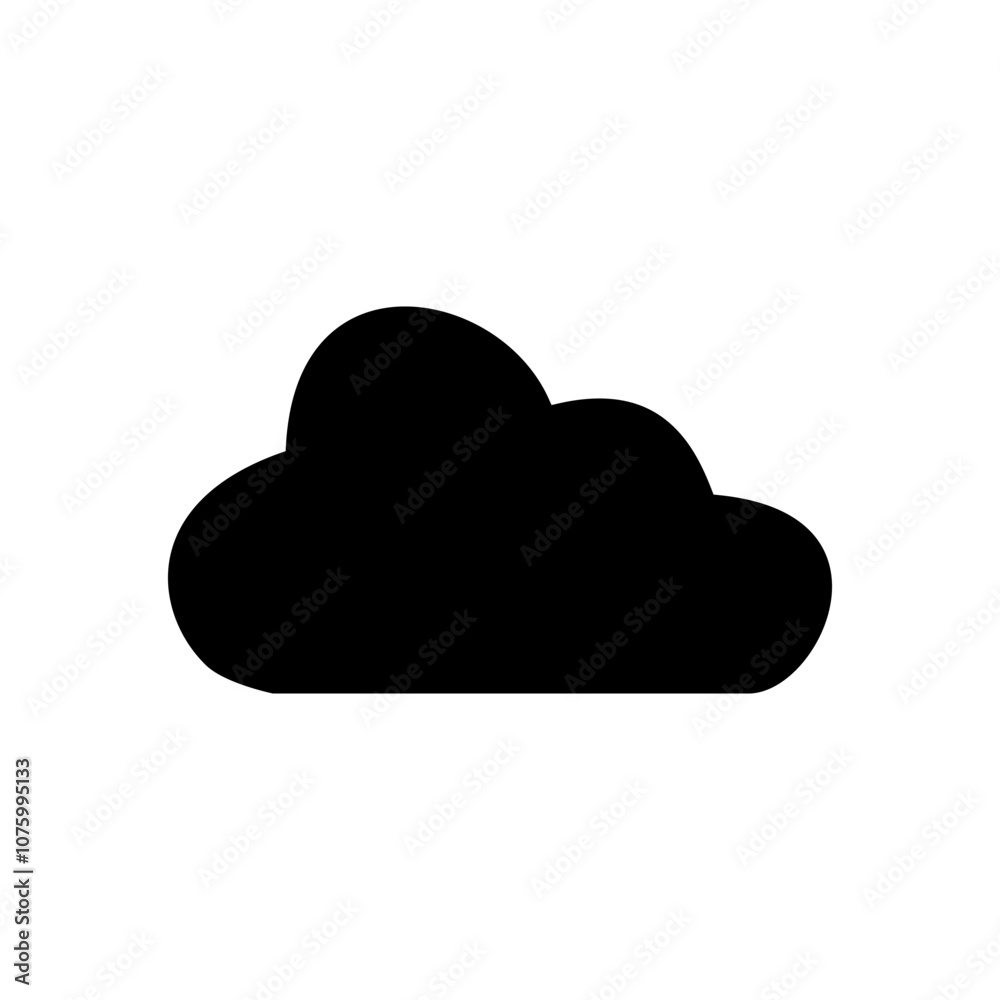 Cloud weather icon signage logo template design trendy. Cloud weather icon signage logo template design trendy.