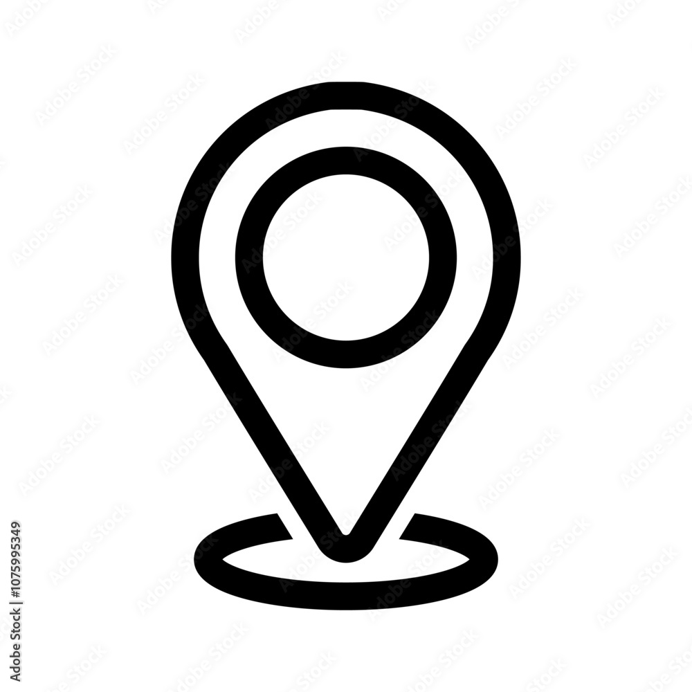 Locator icon signage logo template design trendy. Locator icon signage logo template design trendy.