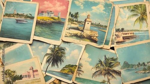 Vintage Postcards of Tropical Destinations