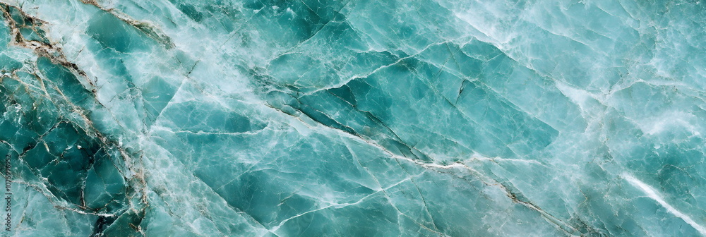 Obraz premium Blue marble pattern with white veins. Abstract texture and background. Ceramic tile design, covers, print