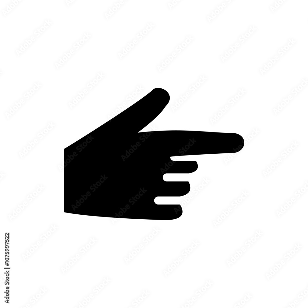 Finger icon logo template design trendy. Finger icon logo template design trendy.