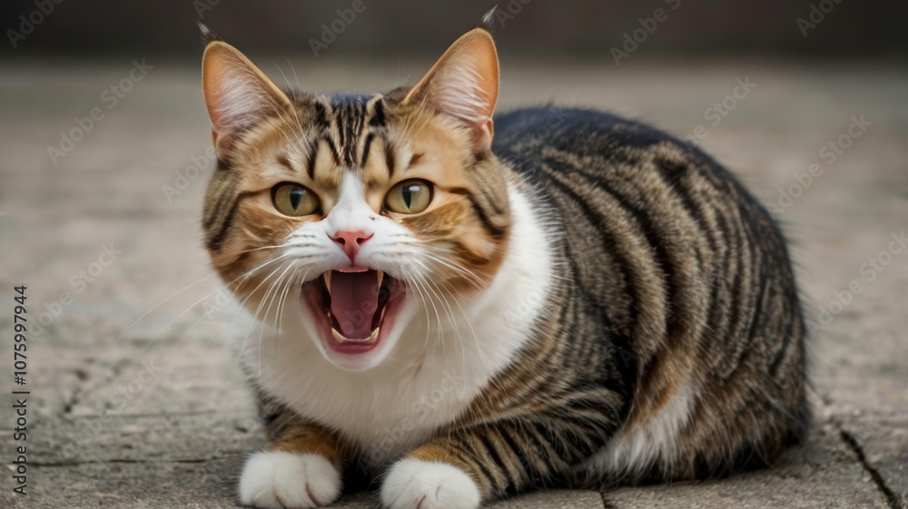 Close-Up of an Angry Cat – Fierce Expression and Feline Emotion Captured in Detail Close-Up of an Angry Cat – Fierce Expression and Feline Emotion Captured in Detail