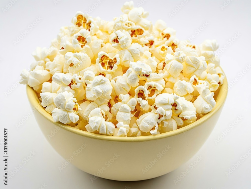 Popcorn bowl on table Popcorn bowl on table