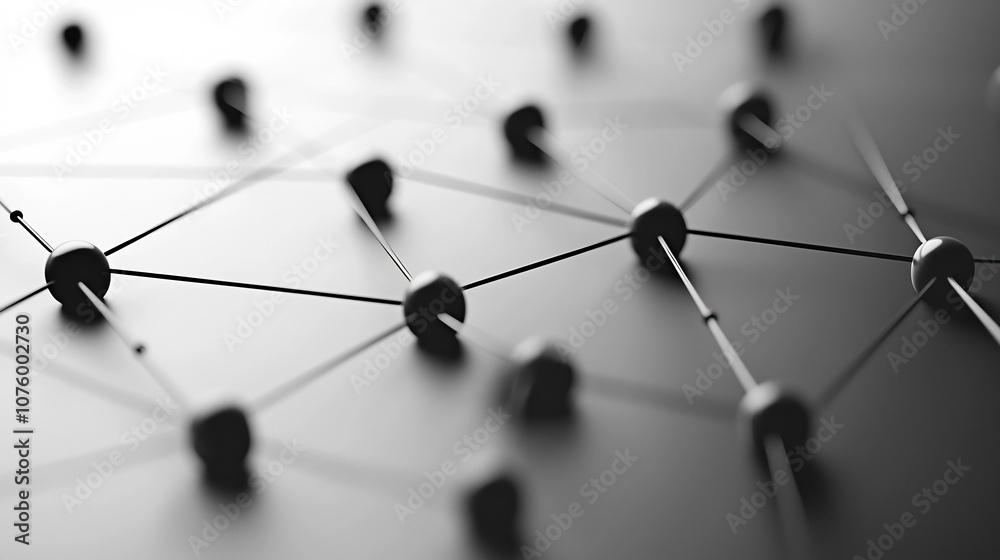 Hexagonal Network Symbolizing Strong Digital Connections and Technological Concepts Hexagonal Network Symbolizing Strong Digital Connections and Technological Concepts