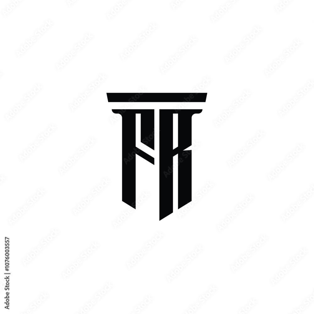 FR monogram logo design letter text name symbol monochrome logotype alphabet character simple logo FR monogram logo design letter text name symbol monochrome logotype alphabet character simple logo