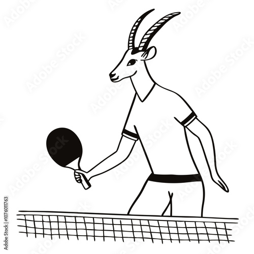 The Spirited Table Tennis Gazelle 