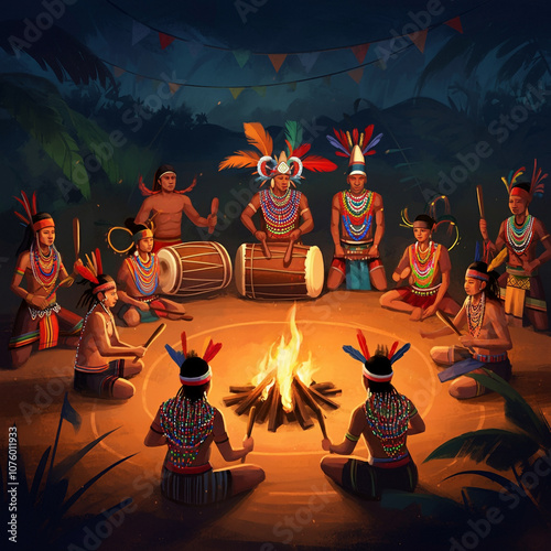 A cultural performance at t...