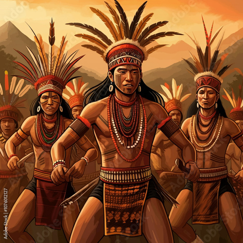 A group of indigenous peopl...