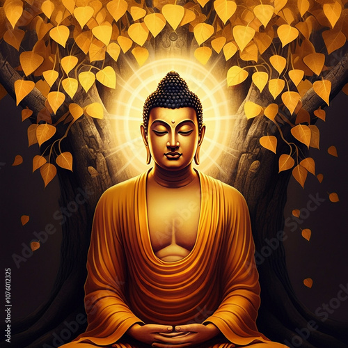 A serene depiction of Lord ...