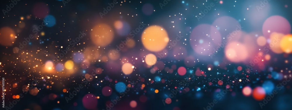Ethereal Vibrant Background of Stars and Lights Ethereal Vibrant Background of Stars and Lights