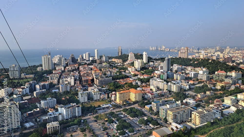 Fototapeta premium aerial view country thailand
