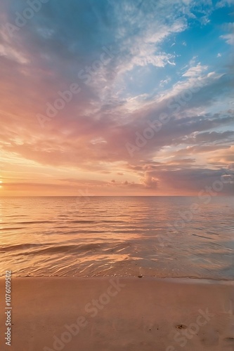 sunset on the beach