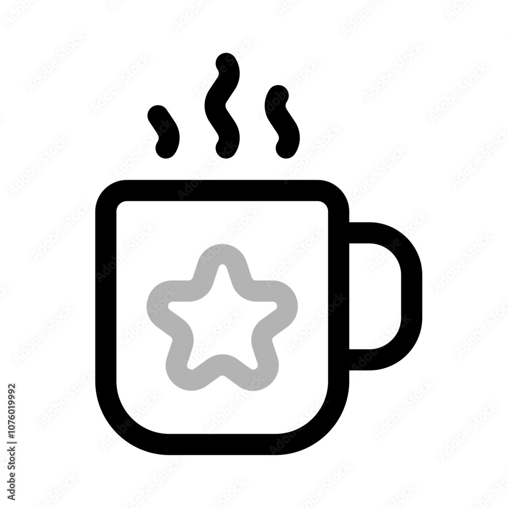 office coffee icon with duoline style, perfect for user interface projects office coffee icon with duoline style, perfect for user interface projects