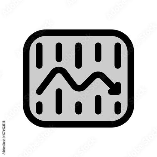 business drop icon with duotone style, perfect for user interface projects