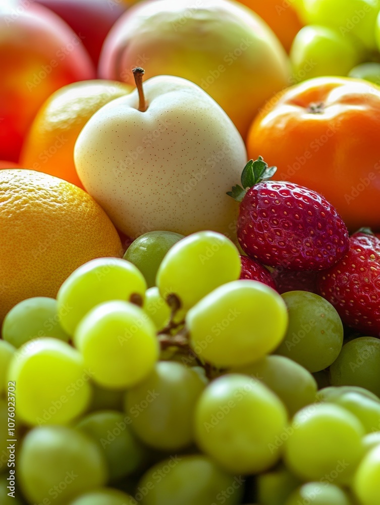 A vibrant assortment of fresh fruits, showcasing a colorful display of nature's bounty. A vibrant assortment of fresh fruits, showcasing a colorful display of nature's bounty.