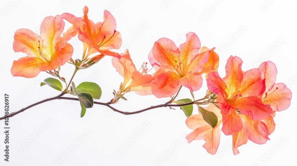 Delicate Peach Azalea Branch Delicate Peach Azalea Branch