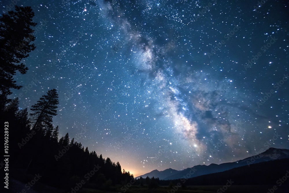 A sprinkle of twinkling lights across the velvet expanse of the night sky, stars, celestial, sparkle, planet, solar system A sprinkle of twinkling lights across the velvet expanse of the night sky, stars, celestial, sparkle, planet, solar system