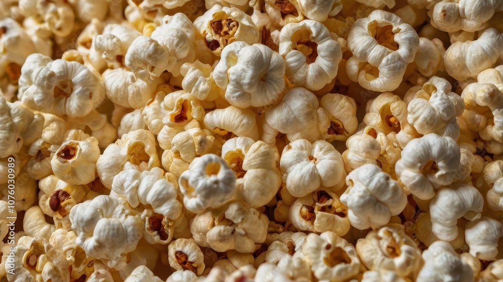 Close-up of popcorn kernels showing natural texture and shape Close-up of popcorn kernels showing natural texture and shape