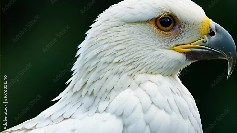 Close-up of a white falcon’s face and eye, representing strength, vision, and grace in nature. Ideal for concepts of wildlife, focus, and observation. Close-up of a white falcon’s face and eye, representing strength, vision, and grace in nature. Ideal for concepts of wildlife, focus, and observation.