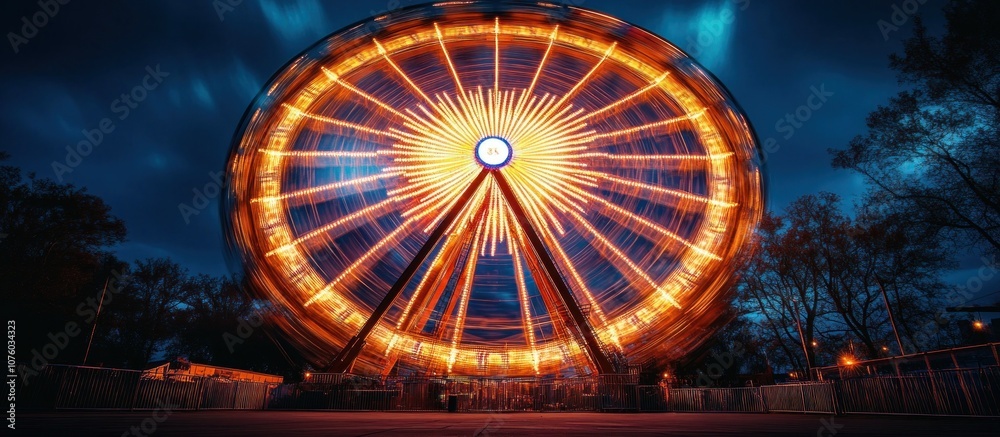 Ferris Wheel at Night Ferris Wheel at Night