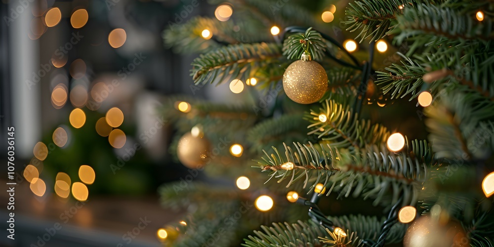 Beautiful Christmas Background with green fir tree brunch close up. Copy space Beautiful Christmas Background with green fir tree brunch close up. Copy space