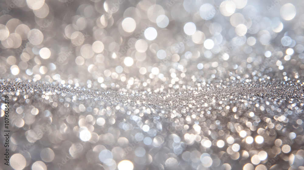 Silver bokeh blur abstract background Silver bokeh blur abstract background