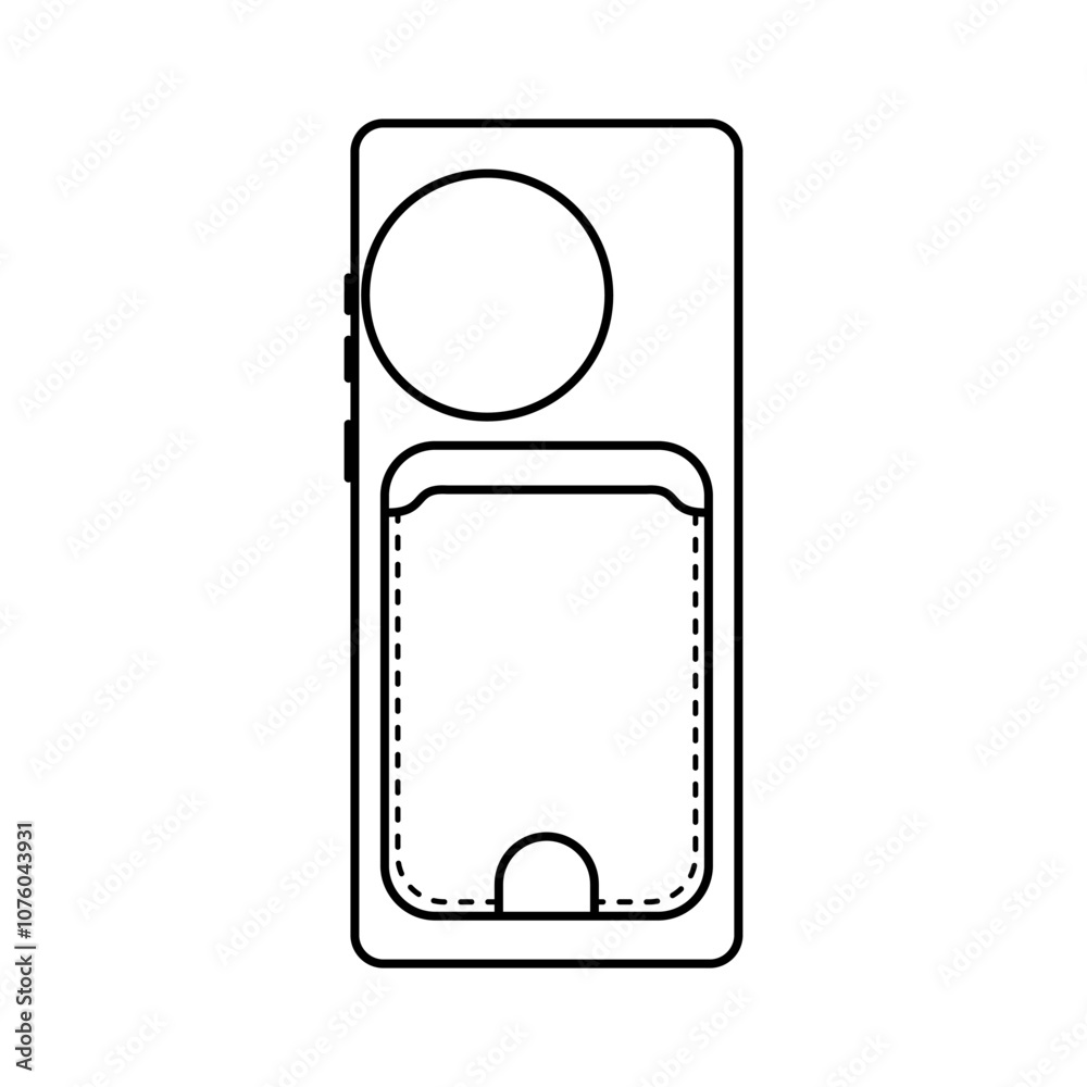 Outline Phone Case with Card Holder Outline Phone Case with Card Holder