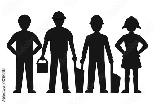 Worker | isolated vector illustration on white background