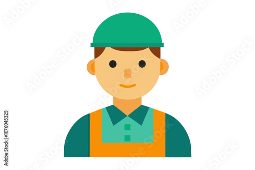 Worker | isolated vector illustration on white background