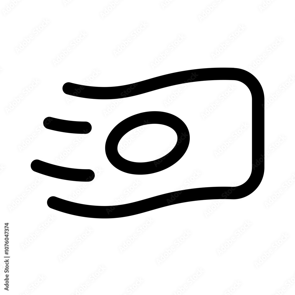 money flies icon with line style, perfect for user interface projects money flies icon with line style, perfect for user interface projects