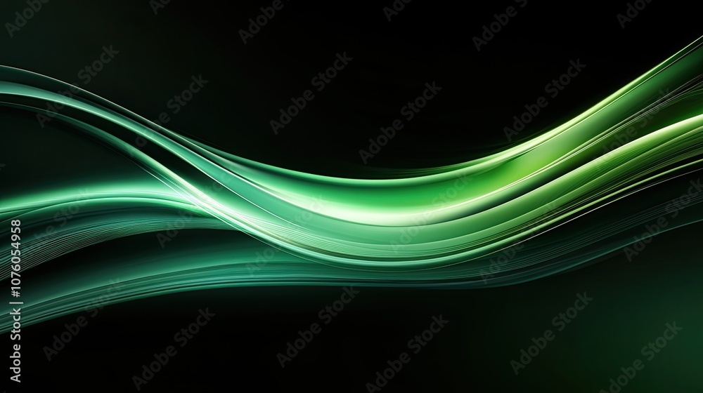 Smooth Green Curved Lines Abstract Background Design for Modern and Stylish Applications in Digital Art, Technology, and Creative Projects Smooth Green Curved Lines Abstract Background Design for Modern and Stylish Applications in Digital Art, Technology, and Creative Projects