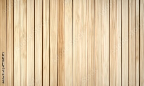  Wooden wall background with vertical slats, texture of natural wood paneling for interior design or backdrop. Wooden paneling wall. 