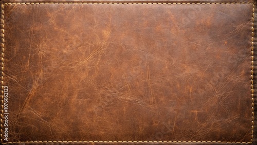 Distressed old brown leather background with subtle texture and worn edges, aged look, leather furniture, textured background, distressed leather, rustic decor