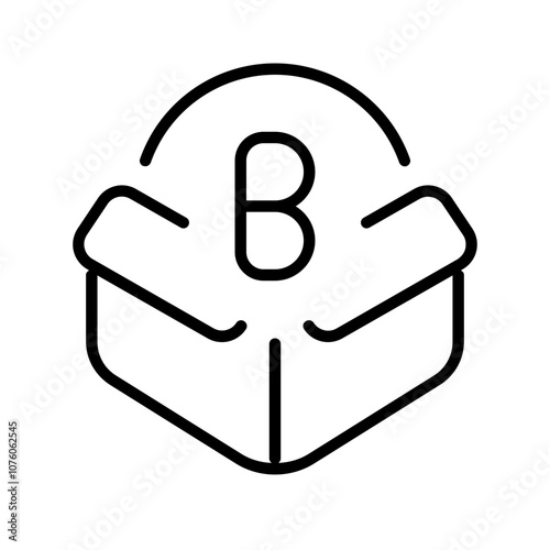 ico icon with thin style, perfect for user interface projects