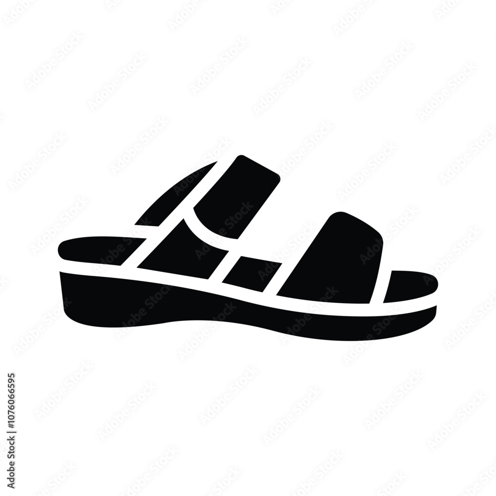 Slipper shoes in modern style, ready to use icon Slipper shoes in modern style, ready to use icon