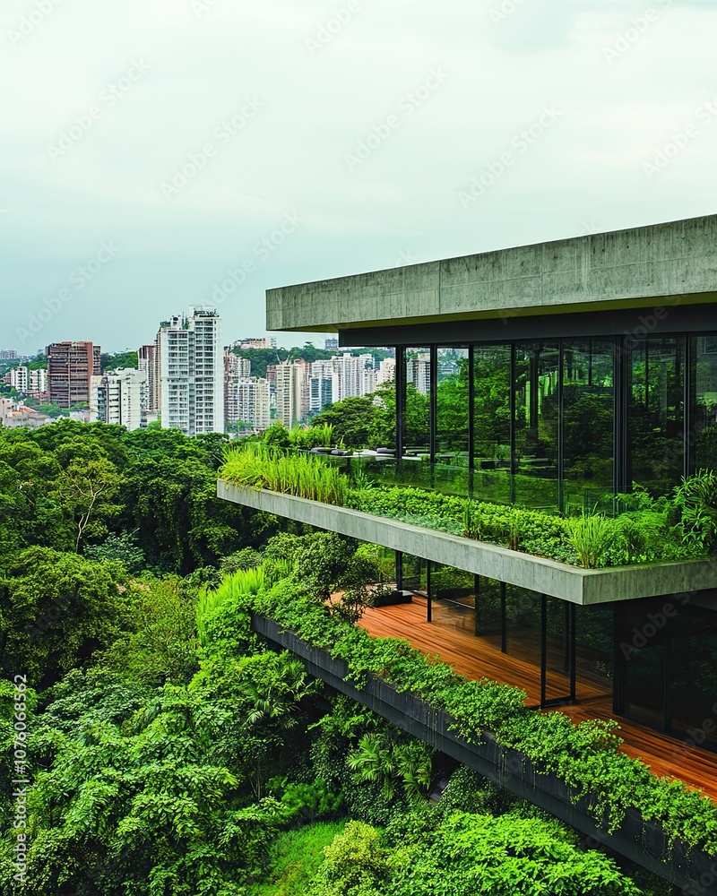 Green Architecture eco building, Modern Eco Architecture Integrated with Nature Green Architecture eco building, Modern Eco Architecture Integrated with Nature