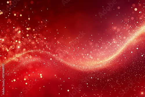  Red Sparkle Background for Festive Themes 