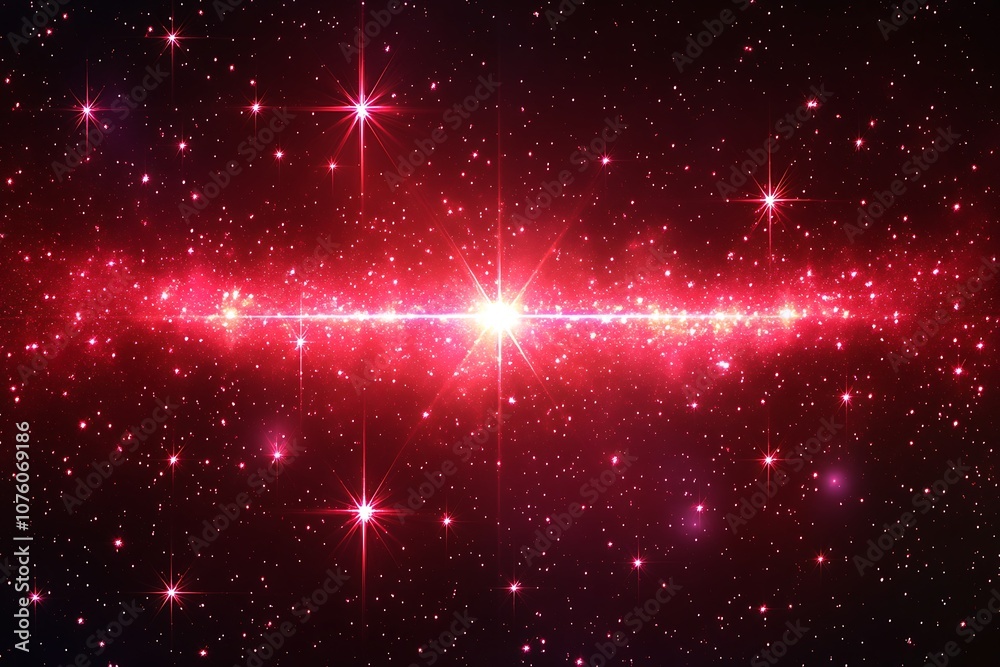  Red Sparkle Background for Festive Themes 