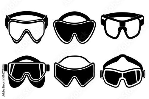 Safety Goggles | isolated vector illustration on white background