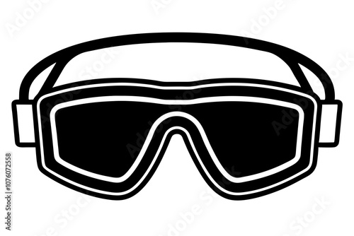 Safety Goggles | isolated vector illustration on white background