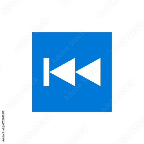 Free Download Blue Track Back Icon
 - GFXLoad